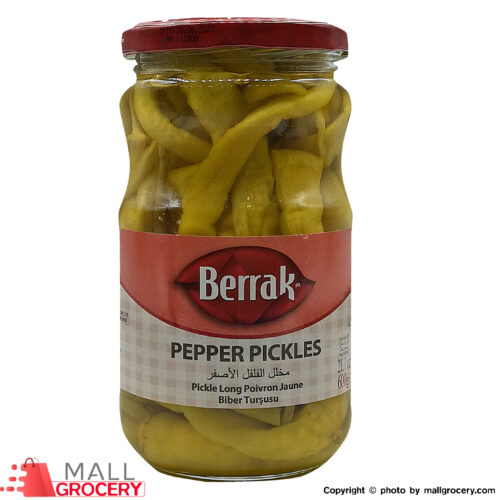 Berrak-Pepper Pickles 21 Oz 600 Gr Long Poivron Jaune