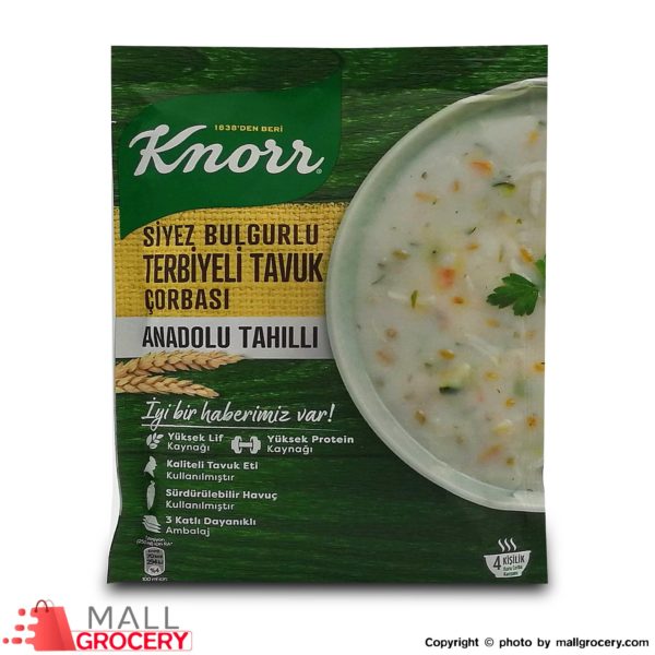 Knorr-Seasoned Chicken Soup With Siyez Bulgur 3.4 Oz 98 Gr