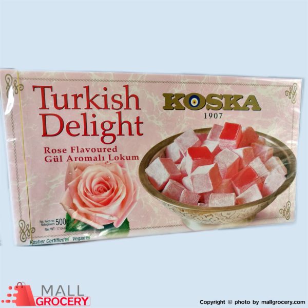 Koska-Turkish Dekight Rose Flavoured 17.64 Oz 500 Gr