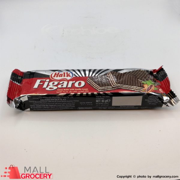 Halk-Figaro Cocoa Wafer With Vanilla Cream 65 Gr