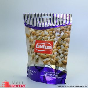 Tadim-Roasted Salted Mixed Nuts 6.7 Oz 190 Gr