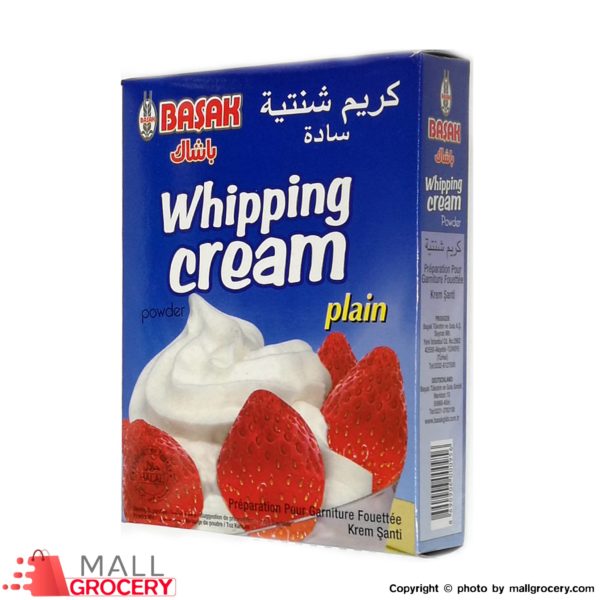 Basak-Halal Whipping Cream Powder Plain 2 Pack X75 Gr 5.3 Oz