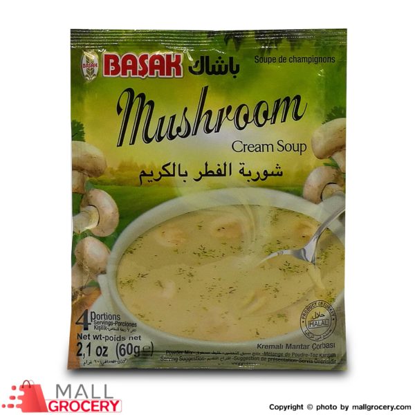 Basak-Mushroom Cream Soup 2.1 Oz 60 Gr Halal