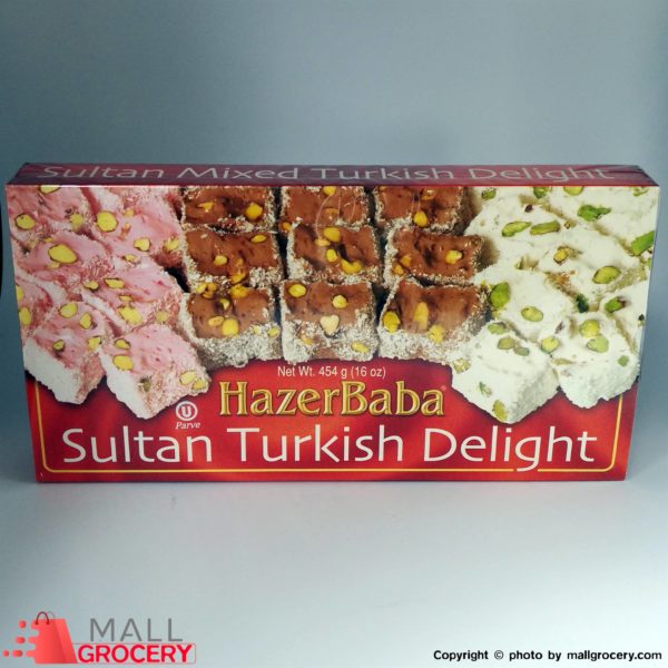 Hazerbaba-Sultan Turkish Delight 16 Oz 454 Gr