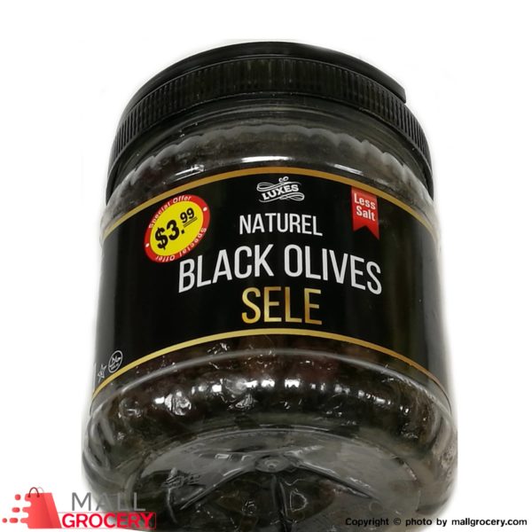 Luxes Naturel Black Olives Sele