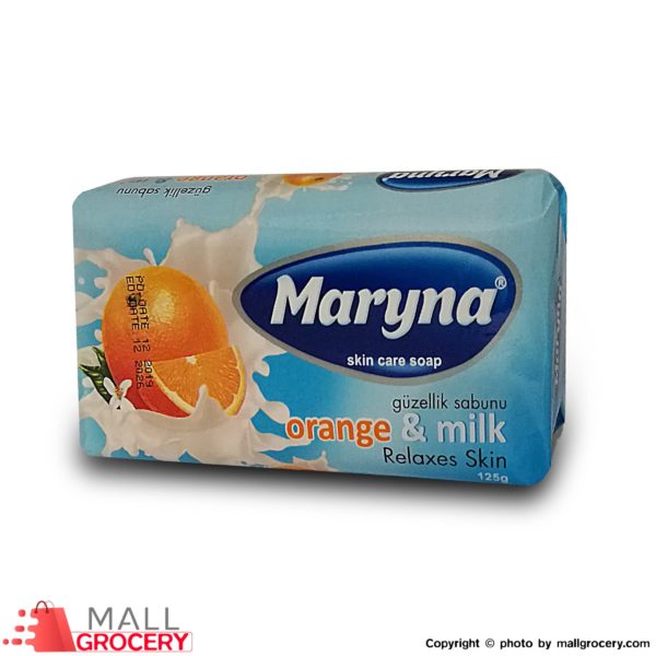 Maryna-Orange Milk Skin Care Soap Turkey 125 Gr