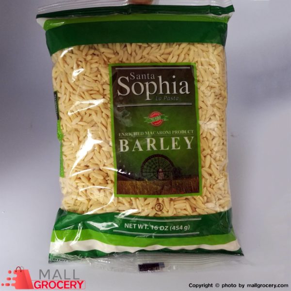 Santa Sophia-La Pasta Enriched Macaroni Product Barley 16 Oz 454 G