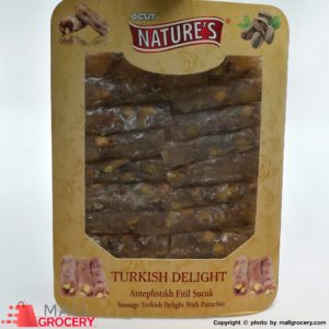 Natures-Sausage Turkish Delight With Pistachio 300 Gr