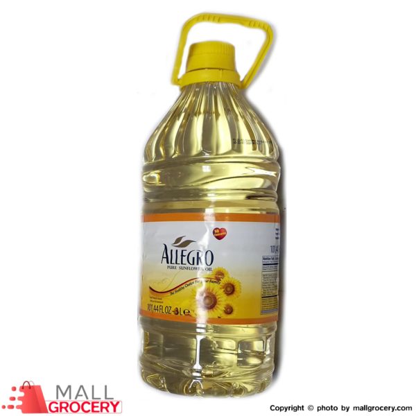 Allegro-Pure Sunflower Oil 3 L - 101.44 Fl Oz