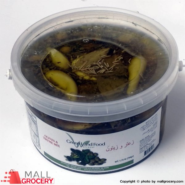 Green Land-Food Olives Thyme Mix 794gr