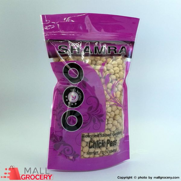 Shamra-Roasted Salted Golden Chick Peas 12 Oz 340 Gr