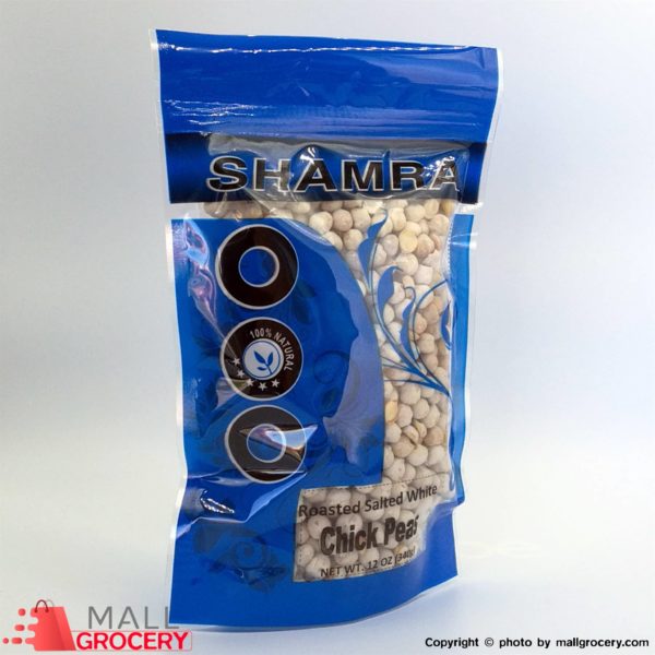 Shamra-Roasted Salted White Chick Peas 12 Oz 340 Gr