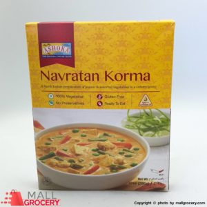Ashoka-Cooked Spiced Paneer Assorted Vegetables Navaratan Korma 10 Oz 280 Gr