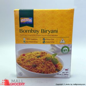 Ashoka-Cooked Indian Rice Mixed Vegetables Bombay Biryani 10 Oz 280 Gr