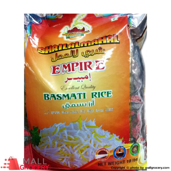 Shailalmahal Empire Basmati Rice 10 Lb 4.54 Kg