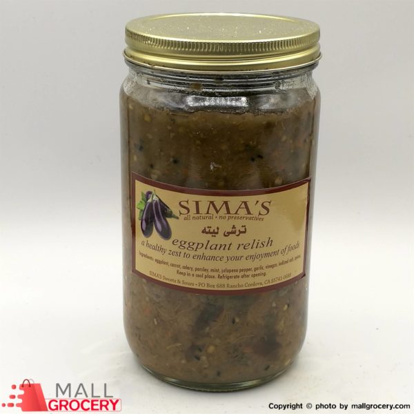 Simas-Eggplant Relish 32 Oz 966 Gr