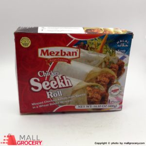 Mezbani Halal Chicken Seekh Rool 14.10 Oz 400 G