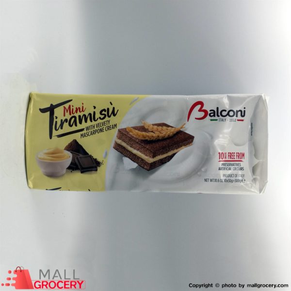 Balconi-Mini Tiramisu With Velvety Mascarpone Cream 10.6 Oz 300 Gr