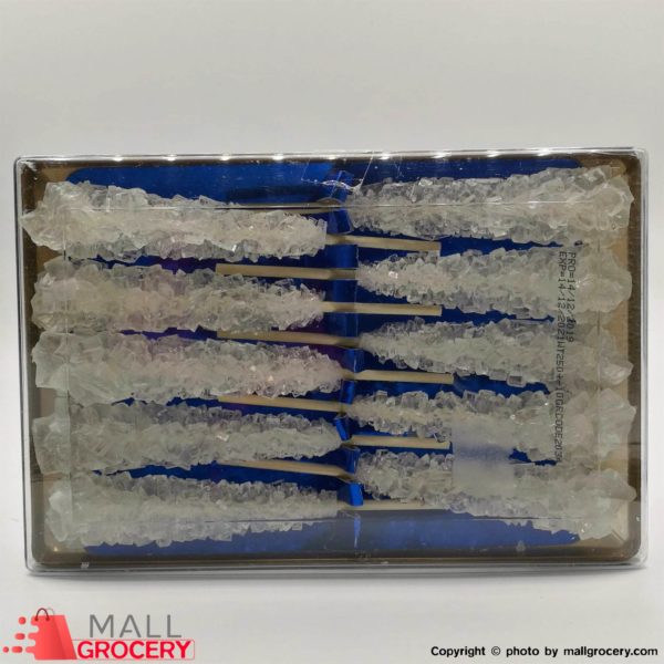 White Rock Candy With 10 x Stick 300 Gr (Crystal Box)
