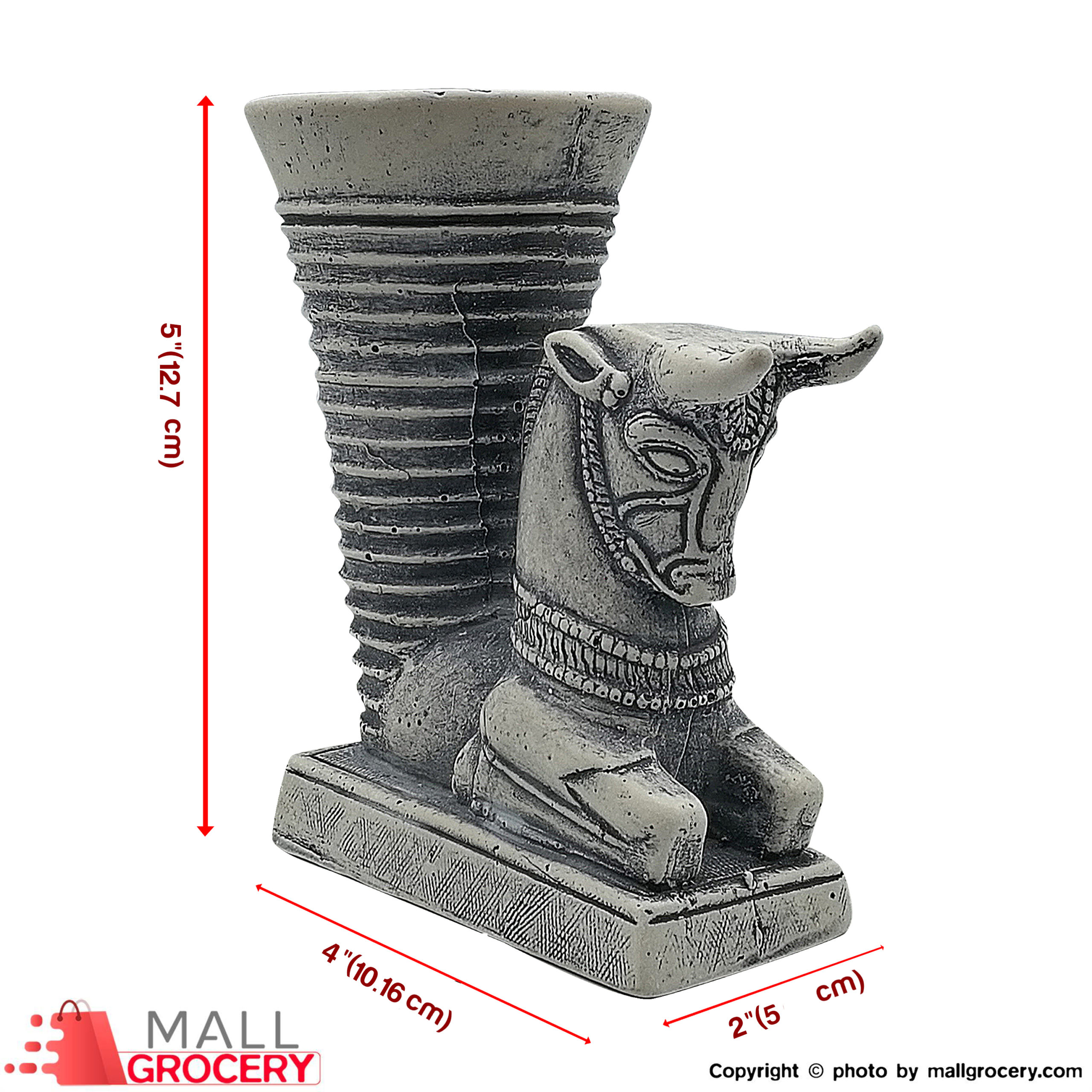 Achaemenid Iran-Raytheon Cattle handmade Statue 4 x 2 x 5 inch - Image 9