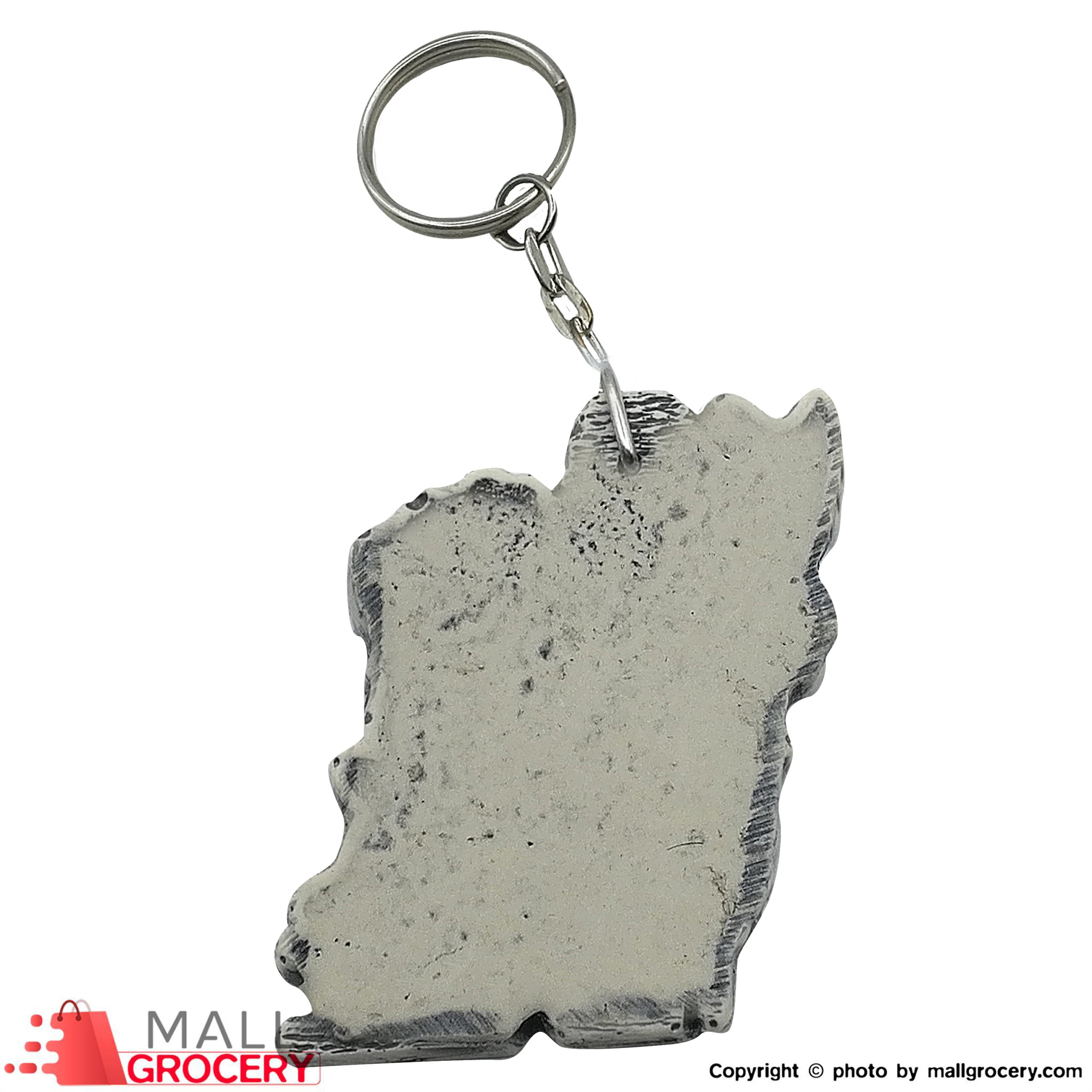 Achaemenid Iran-Keychain of Persia Map Farvahar handmade Statue - Image 2