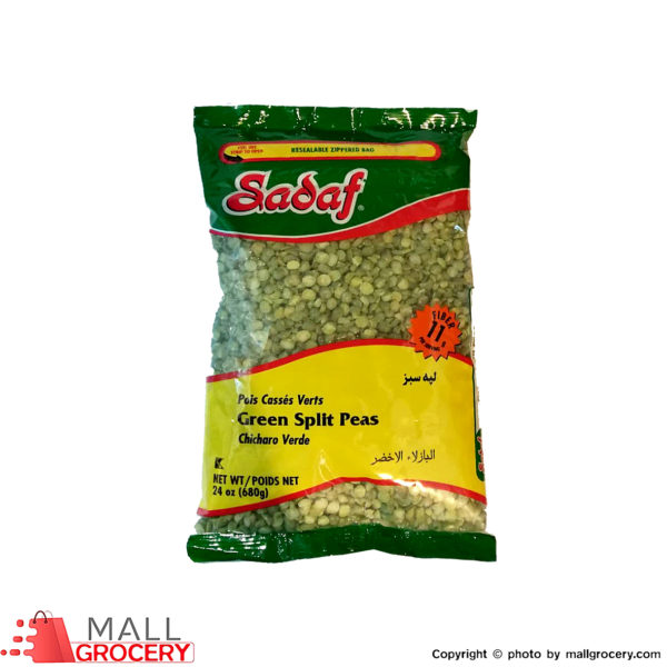 Sadaf-Green Split Peas 24 Oz 680 Gr