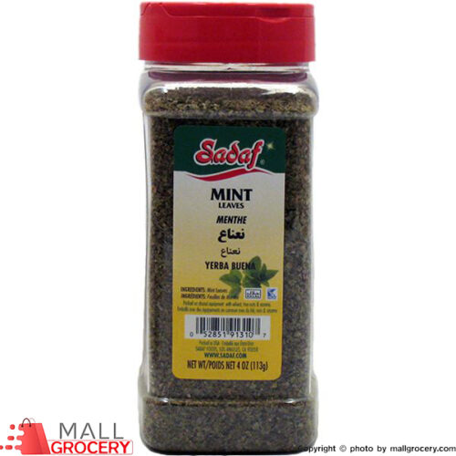 Sadaf-Mint Leaves Cut 4 Oz 113 Gr