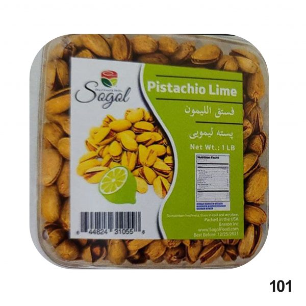 Sogol-Pistachio Lime-Lemon Flavor 16 Oz 453 Gr