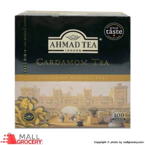 Ahmad-Tea Cardamom 100 TeaBags 7 Oz 200 Gr