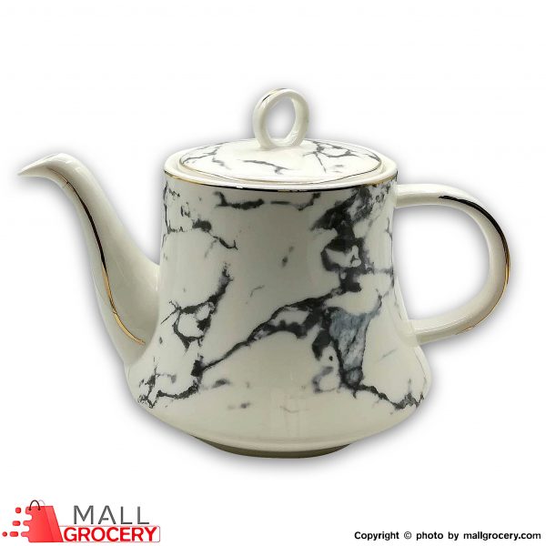 Alpine Cuisine-Teapot Marble Design 30 Oz 887ml