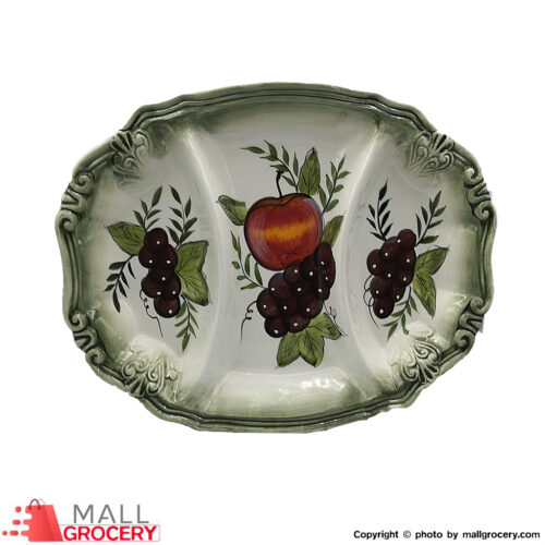 Lorren Home Trends-Oval Platter 3 Section