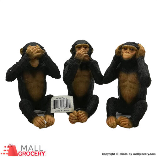 Statue Monkey Sculpture Decoration-Set of 3