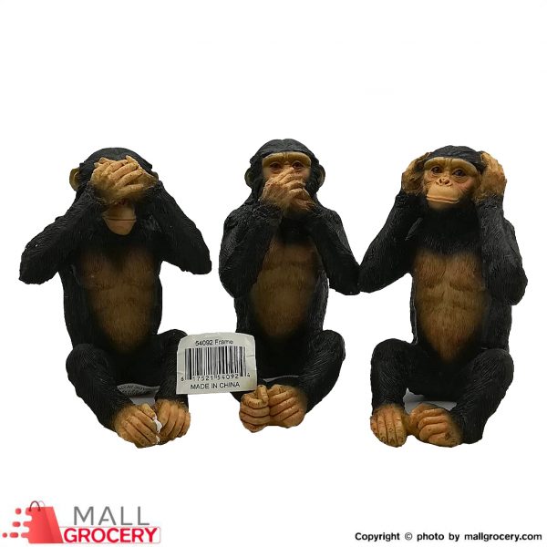 Statue Monkey Sculpture Decoration-Set of 3