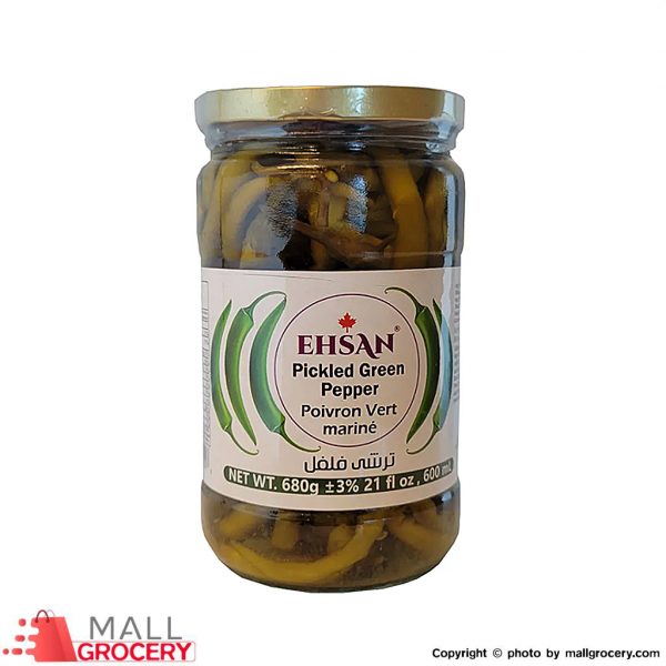 Ehsan-Pickled Green Pepper 680 Gr 600 ml