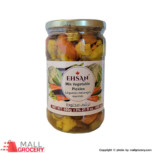 Ehsan-Pickle Mix Vegetable Torshi 680 Gr 600 ml