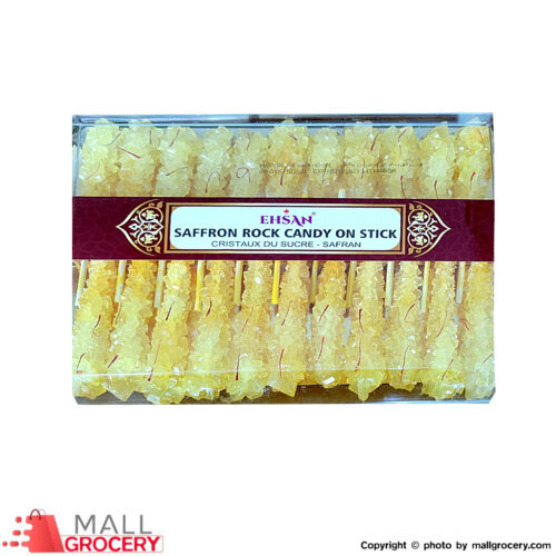 Ehsan-Rock Candy-on a Stick-Saffron x22 psc 400 Gr