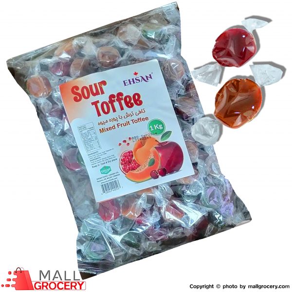 Ehsan-Sour Fruit Toffee Lavashak Loghmeh Bag 2.2 Lb 1 Kg