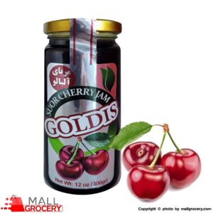 Goldis-Jam Sour Cherry Albaloo 12 Oz 300 Gr