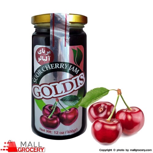 Goldis-Jam Sour Cherry Albaloo 12 Oz 300 Gr