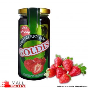 Goldis-Jam Strawberry Tootfarangi 12 Oz 300 Gr
