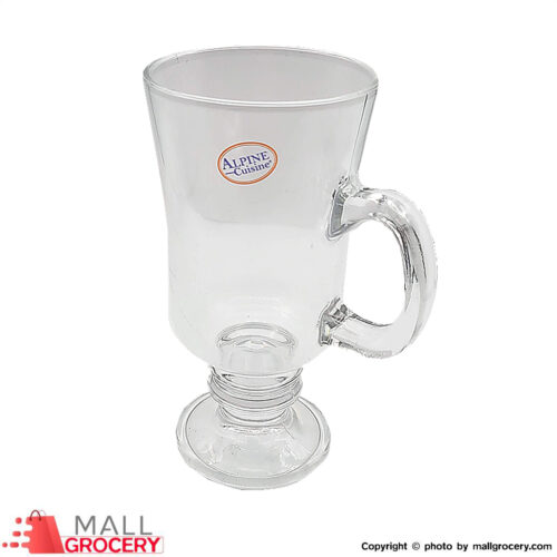 Alpine Cuisine-Glass Mug Irish Coffee With Handle-Set of 6