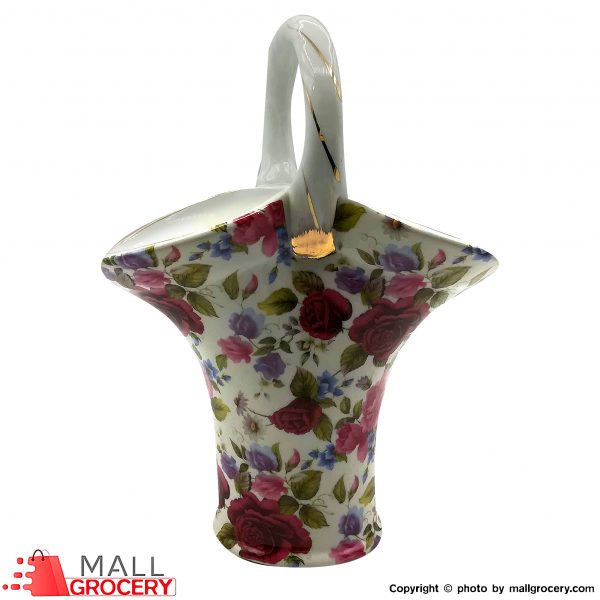 Golden Star-Vase Rose Design