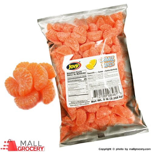 Jovy-Gummy Orange Slices 1 Lb 454 Gr