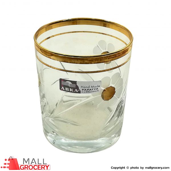 Abka-Glass Mug Turkish Crystal-Set of 6