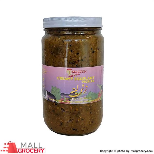 Mazzeh-Pickles Creamy Eggplant - Liteh Torshi 32 Oz 946 ml