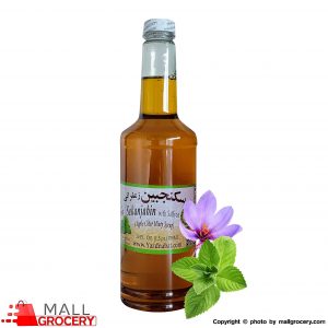 Yazdi-Oxymel Syrup Sekanjebin with Saffron 25Oz 750ml
