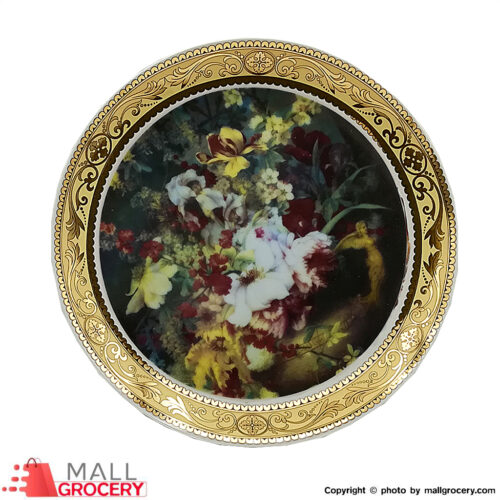Wall Plate Decorative Flower Design