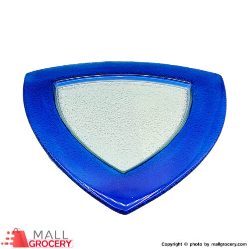 Kosta Boda Contrast Large Blue Dish
