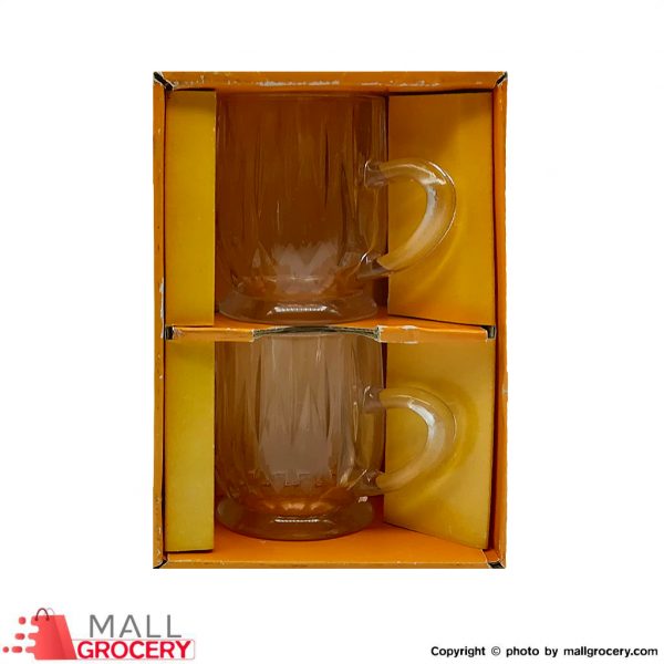 Glass Mug With Handle-Set of 2