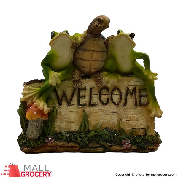 Statue Garden Welcome Frog And Turtle
